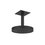 Immagine di Gessi SHOWER soffione doccia da soffitto H.27 cm, Ø 30 cm, senza scarico, colore nero finitura opaco 63072#299