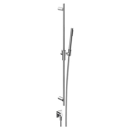 Immagine di Gessi INCASTRI asta saliscendi con presa acqua, doccetta e flessibile 150 cm, finitura cromo 75040#031