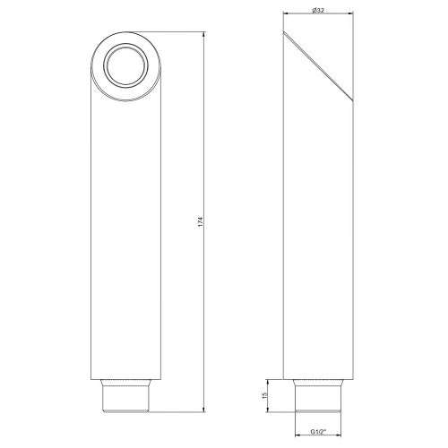 Immagine di Gessi SHOWER doccetta Kneipp nera, finitura croma 32930#031