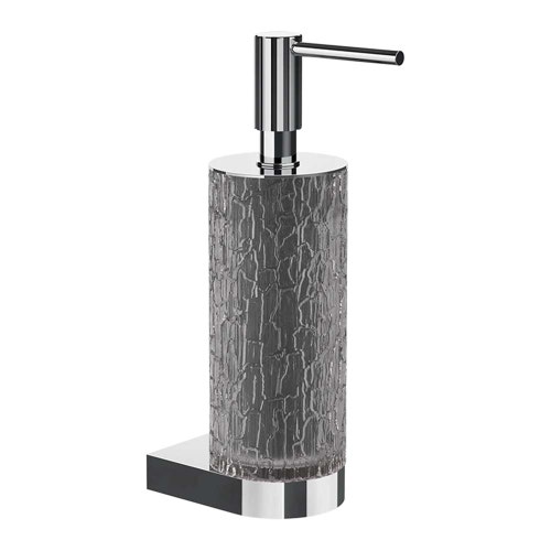 Immagine di Gessi INCASTRI porta dispenser a parete bianco, finitura cromo 75413#031