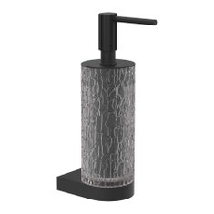 Immagine di Gessi INCASTRI porta dispenser a parete bianco, colore nero finitura opaco 75413#299