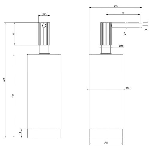 Immagine di Gessi INCASTRI dispenser da appoggio bianco, finitura cromo 75437#031
