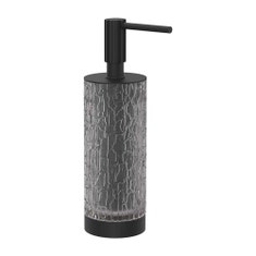 Immagine di Gessi INCASTRI dispenser da appoggio bianco, colore nero finitura opaco 75437#299