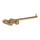 Gessi INCASTRI porta rotolo a parete, finitura warm bronze brushed PVD 75455#726