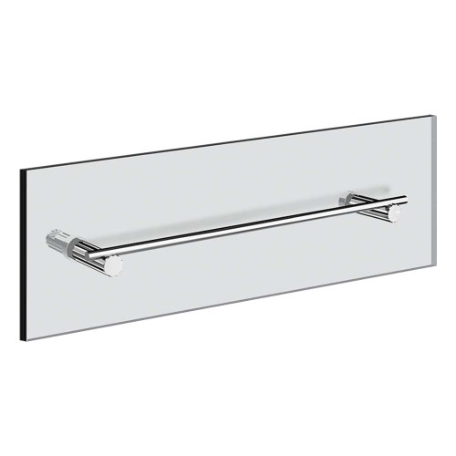 Immagine di Gessi INCASTRI maniglia e porta salvietta per vetro 30 cm, finitura cromo 75511#031