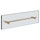 Gessi INCASTRI maniglia e porta salvietta per vetro 45 cm, finitura warm bronze brushed PVD 75513#726