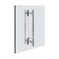 Immagine di Gessi INCASTRI maniglia doppia 30 cm. Installazione verticale/orizzontale, finitura cromo 75631#031