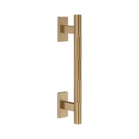 Immagine di Gessi INCASTRI maniglia 20 cm. Installazione verticale/orizzontale, finitura warm bronze brushed PVD 75634#726