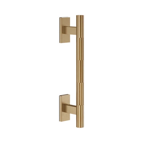 Immagine di Gessi INCASTRI maniglia 20 cm. Installazione verticale/orizzontale, finitura warm bronze brushed PVD 75634#726