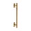 Immagine di Gessi INCASTRI maniglia 30 cm. Installazione verticale/orizzontale, finitura warm bronze brushed PVD 75635#726