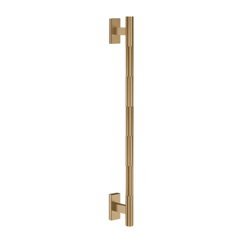 Immagine di Gessi INCASTRI maniglia 40 cm. Installazione verticale/orizzontale, finitura warm bronze brushed PVD 75636#726