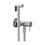 Immagine di Gessi SHOWER doccetta shut-off a parete, con miscelatore, finitura cromo 45130#031