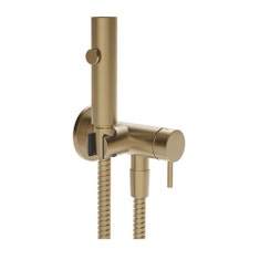 Immagine di Gessi SHOWER doccetta shut-off, con miscelatore, finitura warm bronze brushed PVD 45131#726
