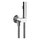Gessi SHOWER doccetta Igienica a pulsante Shut-Off a parete con valvola di sicurezza e attacco da 1/2, finitura cromo 45124#031