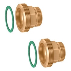 Immagine di Caleffi Coppia di raccordi con guarnizione Ø1.1/2", per serie 550 e 559 559002
