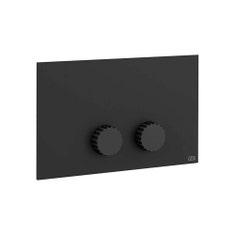 Immagine di Gessi INCASTRI placca di finitura per GEBERIT SIGMA 8 e 12, colore nero finitura opaco 75611#299