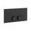 Immagine di Gessi INCASTRI placca di finitura VIEGA, compatibile con i prodotti VIEGA 1H, 2H, 2L, colore nero finitura opaco 75613#299
