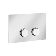 Immagine di Gessi INCASTRI placca di finitura per GEBERIT OMEGA 12, finitura cromo 75615#031