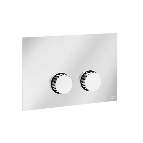 Immagine di Gessi INCASTRI placca di finitura per GEBERIT OMEGA 12, finitura cromo 75615#031