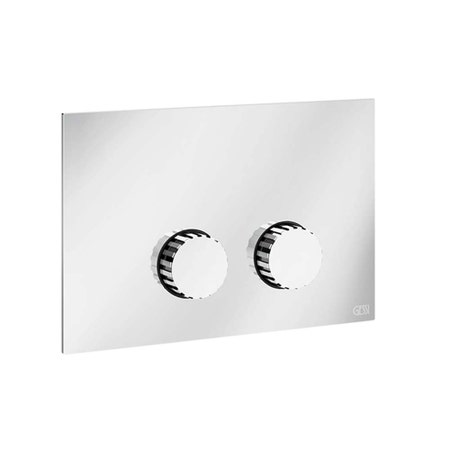 Immagine di Gessi INCASTRI placca di finitura per SANIT, Villeroy&Boch ViConnect 92246100 e 92247600, finitura cromo 75619#031