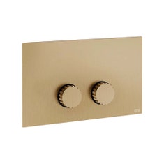 Immagine di Gessi INCASTRI placca di finitura per VIEGA PREVISTA 12, finitura warm bronze brushed PVD 75621#726