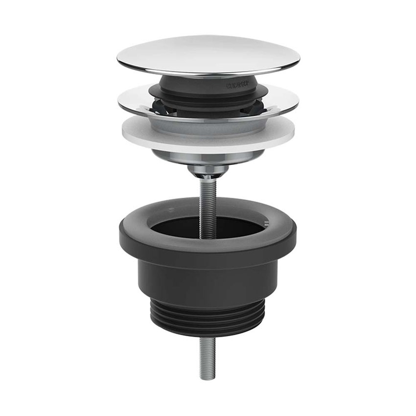 Immagine di Gessi Piletta lavabo "Stop&Go", finitura cromo 01421#031