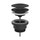 Gessi Piletta lavabo "Stop&Go", colore nero finitura opaco 01421#299