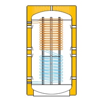 Immagine di ACV TST FAST 500 Puffer con produzione ACS con serpentino, 500 litri, con isolamento in pulioretano rigido iniettato ad alta densità 709384
