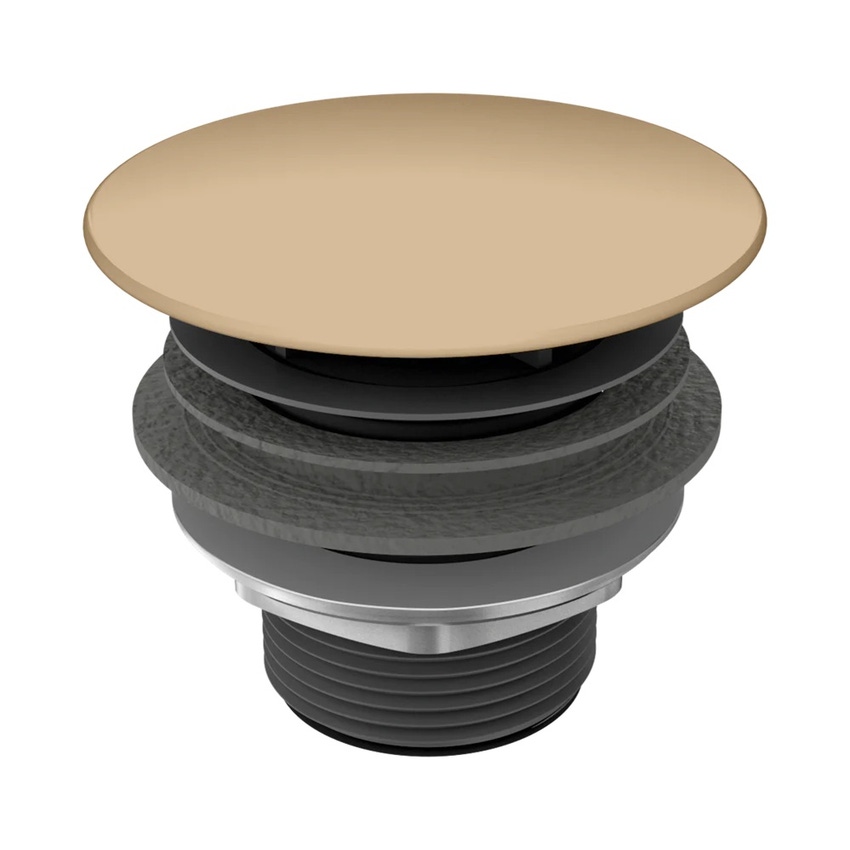 Immagine di Kaldewei Valvola a scarico libero con copertura rotonda smaltata, colore bahama beige 905800000030