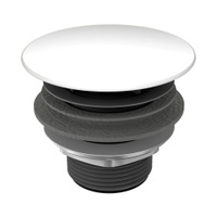 Immagine di Kaldewei Valvola a scarico libero con copertura rotonda smaltata, colore bianco alpino 905800000001