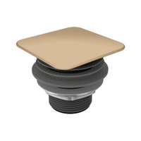 Immagine di Kaldewei Valvola a scarico libero con copertura quadrata smaltata, colore bahama beige 905900000030