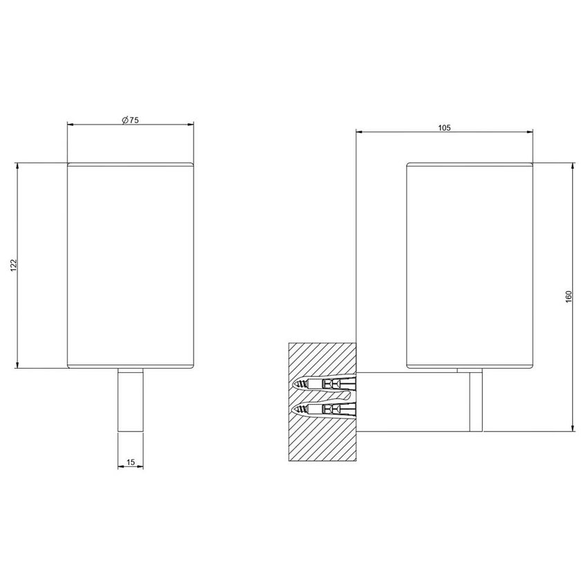 Immagine di Gessi ACCESSORIES bicchiere a parete nero, finitura croma 66408#031