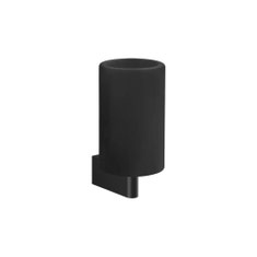Immagine di Gessi ACCESSORIES bicchiere a parete nero, colore nero finitura opaco 66408#299