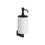 Immagine di Gessi ACCESSORIES dispenser a parete bianco, colore nero finitura opaco 66413#299