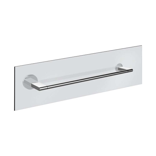 Immagine di Gessi ACCESSORIES maniglia e portasalvietta per vetro 45 cm, finitura cromo 66513#031