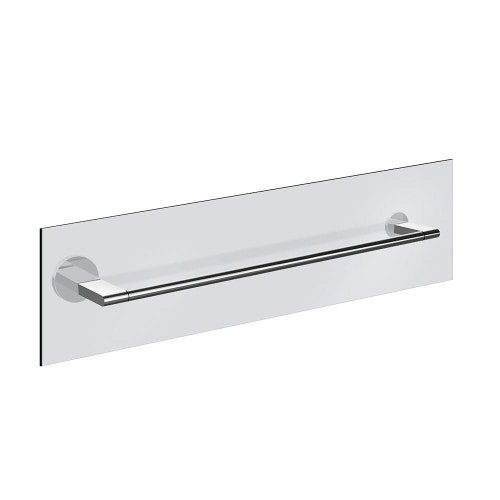 Immagine di Gessi ACCESSORIES maniglia e portasalvietta per vetro 60 cm, finitura cromo 66515#031