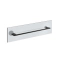 Immagine di Gessi ACCESSORIES maniglia e portasalvietta per vetro 60 cm, colore nero finitura opaco 66515#299