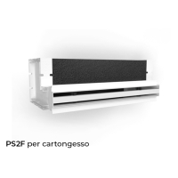 Immagine di Air Control Plenum doppia feritoia a scomparsa H 50, versione cartongesso profilo bianco 200x50 mm, chiuso, configurazione nessun attacco PS2F-CB-200X50-C-1