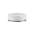 Immagine di Gessi ACCESSORIES porta sapone d'appoggio colore bianco, finitura warm bronze brushed PVD 58525#726
