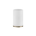 Immagine di Gessi ACCESSORIES porta bicchiere d'appoggio colore bianco, finitura warm bronze brushed PVD 58531#726