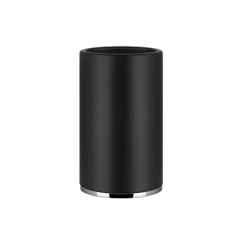 Immagine di Gessi ACCESSORIES porta bicchiere d'appoggio colore nero, finitura cromo 58532#031