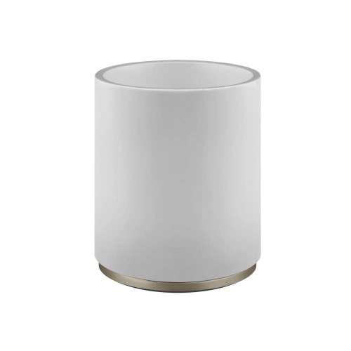 Immagine di Gessi ACCESSORIES gettacarta colore bianco, finitura finox brushed nickel 45590#149