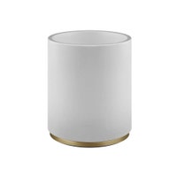 Immagine di Gessi ACCESSORIES gettacarta colore bianco, finitura warm bronze brushed PVD 45590#726