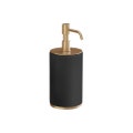 Immagine di Gessi ACCESSORIES dispenser sapone d'appoggio colore nero, finitura warm bronze brushed PVD 66438#726