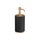 Gessi ACCESSORIES dispenser sapone d'appoggio colore nero, finitura warm bronze brushed PVD 66438#726