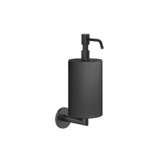Immagine di Gessi ACCESSORIES dispenser sapone a parete colore nero, colore nero finitura opaco 63614#299