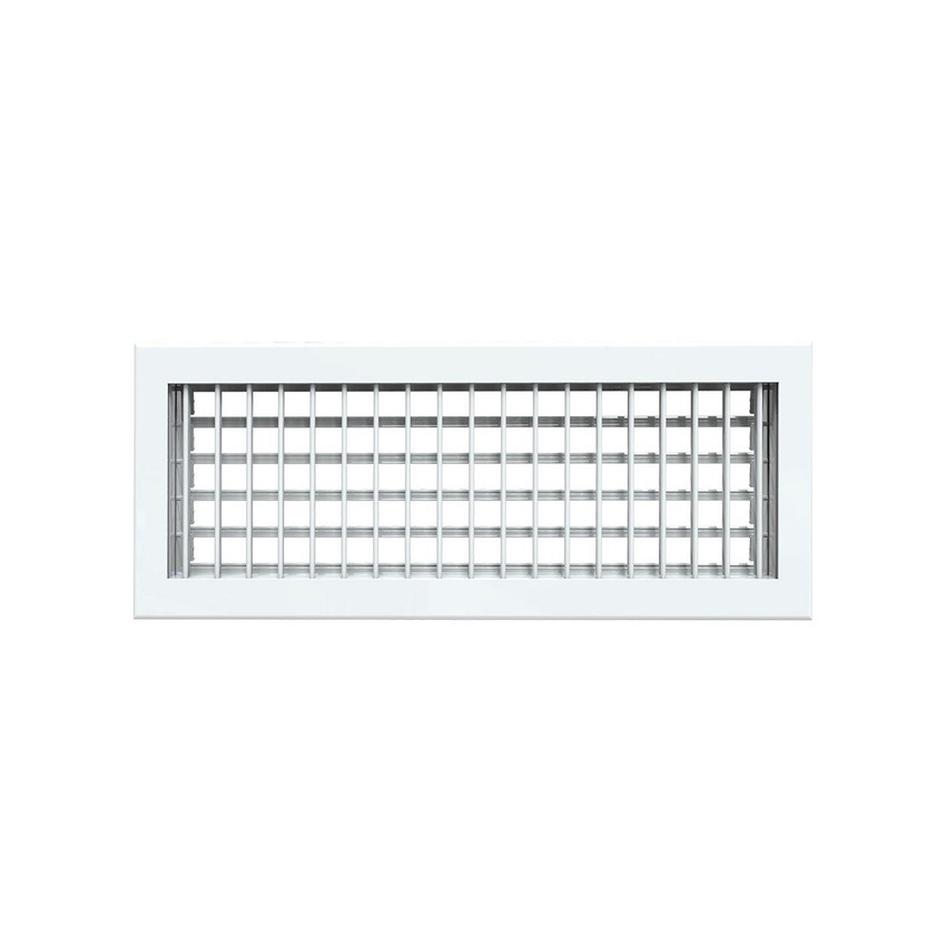 Immagine di Tecnosystemi Bocchetta di mandata foro 665x160mm in alluminio verniciato bianco per unità canalizzata a bassa prevalenza PWC100096