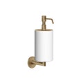 Immagine di Gessi ACCESSORIES dispenser sapone a parete colore bianco, finitura warm bronze brushed PVD 63613#726