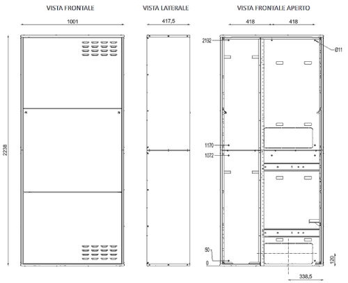 Immagine di Haier Sistema con armadio incasso con accumulo ACS da 200 litri per monoblocco R32 seconda generazione AIW-BIG-M-R32