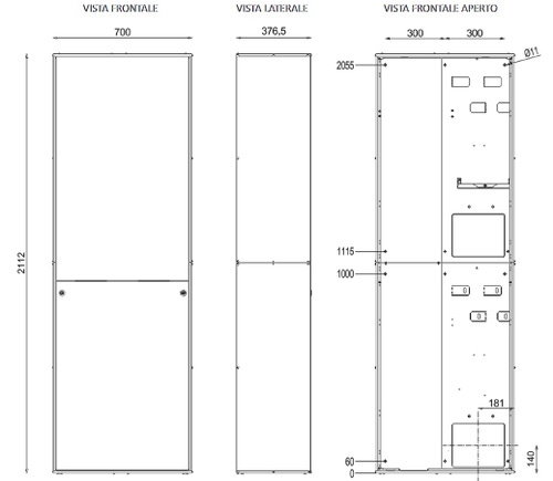Immagine di Haier Sistema con armadio incasso con accumulo ACS da 150 litri per monoblocco R32 seconda generazione AIW-SMALL-M-R32
